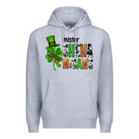 Heather Grey St. Patrick's Mister shenanigans Premium Hoodie - OliviaCreatesArt