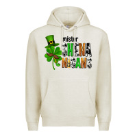 Oatmeal Heather St. Patrick's Mister shenanigans Premium Hoodie - OliviaCreatesArt