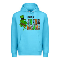 Ocean Blue St. Patrick's Mister shenanigans Premium Hoodie - OliviaCreatesArt