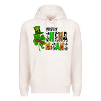 Pale Pink St. Patrick's Mister shenanigans Premium Hoodie - OliviaCreatesArt