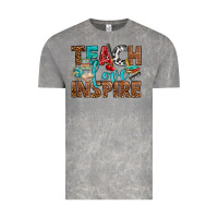 Cloud Rock Teach Love Inspire With Leopard Vintage Tee - BundleAndBundleShop