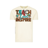 Vintage Arctic Teach Love Inspire With Leopard Vintage Tee - BundleAndBundleShop
