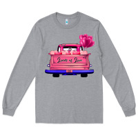 Heather Grey Loads Of Love Valentine's Day Truck Long Sleeve Tee - Bettercallsaul