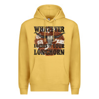 Antique Gold longhorn bullskull whatever lossos your longhorn Premium Hoodie - JahusDesignShop