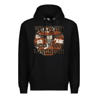 Black longhorn bullskull whatever lossos your longhorn Premium Hoodie - JahusDesignShop