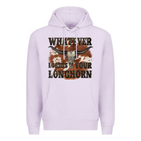 Lilac longhorn bullskull whatever lossos your longhorn Premium Hoodie - JahusDesignShop