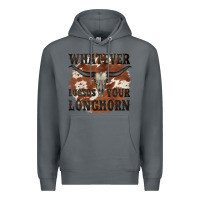 Rock longhorn bullskull whatever lossos your longhorn Premium Hoodie - JahusDesignShop