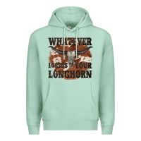 Seafoam longhorn bullskull whatever lossos your longhorn Premium Hoodie - JahusDesignShop
