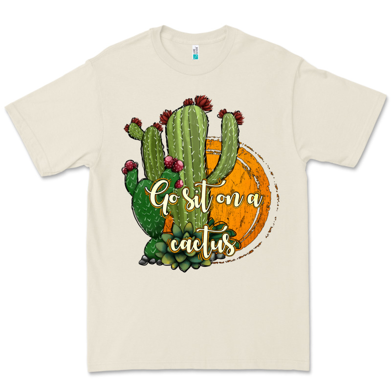 Cactus Go Sit On A Cactus Premium Tee by Jasminsmagicworld | Teevron