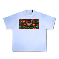 Grape Ice Chingona Sugar Skull License Plate Urban Heavy Tee - BundleAndBundleShop