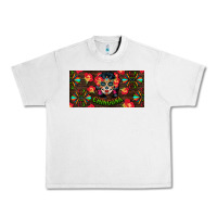 Lunar Rock Chingona Sugar Skull License Plate Urban Heavy Tee - BundleAndBundleShop