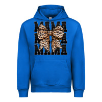 Cobalt mama leopard Urban Hoodie - CowhideDigitalArt