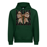 Forest Green mama leopard Urban Hoodie - CowhideDigitalArt