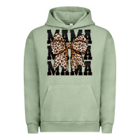 Pigment Oil Green mama leopard Urban Hoodie - CowhideDigitalArt