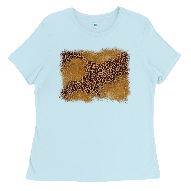 Leopard Background Ladies Tee by BarkalooDesign | Teevron