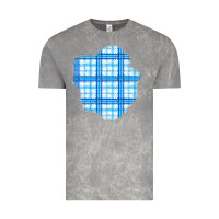 Cloud Rock Winter Tartan Patch Vintage Tee - BundleAndBundleShop
