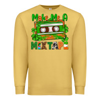 Antique Gold St. Patrick's Day make me a mixtape Premium Sweatshirt - FaDigitalArtStudio