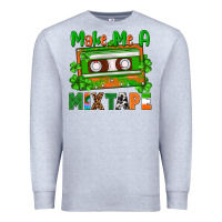 Heather Grey St. Patrick's Day make me a mixtape Premium Sweatshirt - FaDigitalArtStudio