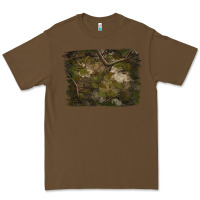 Cacao green hunter camouflage pattern brushstroke Premium Tee - Jasminsmagicworld