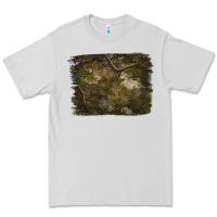 Dove Grey green hunter camouflage pattern brushstroke Premium Tee - Jasminsmagicworld