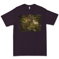 Plum green hunter camouflage pattern brushstroke Premium Tee - Jasminsmagicworld