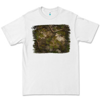 White green hunter camouflage pattern brushstroke Premium Tee - Jasminsmagicworld