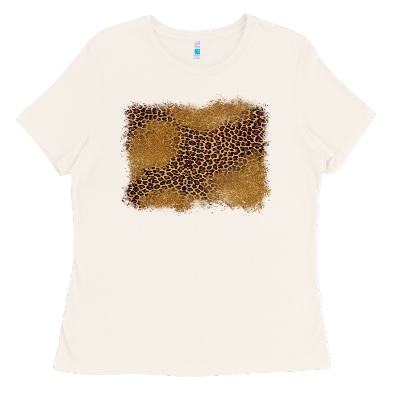 Leopard Background Ladies Tee by BarkalooDesign | Teevron