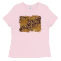 Bubblegum Pink leopard background Ladies Tee - BarkalooDesign