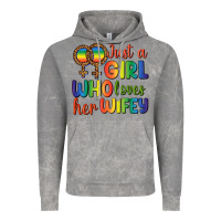 Cloud Rock Just A Girl Who Loves Her Wifey Vintage Hoodie - BundleAndBundleShop
