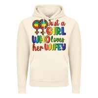 Vintage Artic Just A Girl Who Loves Her Wifey Vintage Hoodie - BundleAndBundleShop