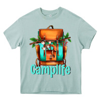 Arona camp life camp backpack Heavy Core Tee - AdoDesignShop