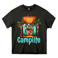 Asphalt camp life camp backpack Heavy Core Tee - AdoDesignShop
