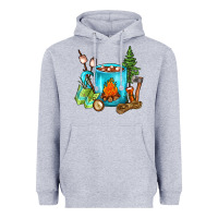 Camping Coffee Heavyweight Hoodie | Teevron