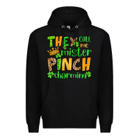Black St. Patrick's They call me mister pinch charming Premium Hoodie - OliviaCreatesArt