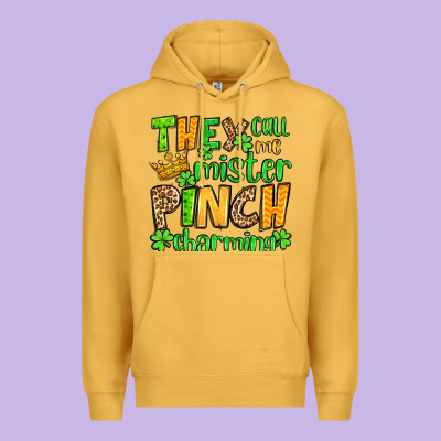 St. Patrick's They Call Me Mister Pinch Charming Premium Hoodie Designed By Oliviacreatesart