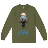 Army Green Bernie it's Cold Outside Long Sleeve Tee - Bettercallsaul