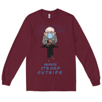 Burgundy Bernie it's Cold Outside Long Sleeve Tee - Bettercallsaul