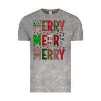 Cloud Rock Merry Merry Merry Christmas Vintage Tee - BundleAndBundleShop