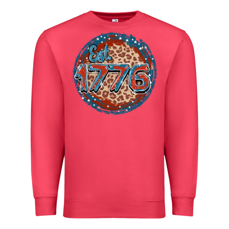 Est. 1776 Premium Sweatshirt by FaDigitalArtStudio | Teevron