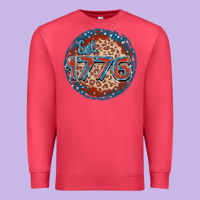 Est. 1776 Premium Sweatshirt Designed By Fadigitalartstudio