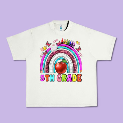 5 Th Grade Urban Heavy Tee Designed By Bundleandbundleshop
