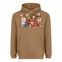 Toasted Coconut Baseball Coffee Cups Heavyweight Hoodie - FaDigitalArtStudio