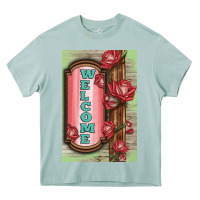 Arona Western Red Roses Welcome Heavy Core Tee - LillyAllenDesigns