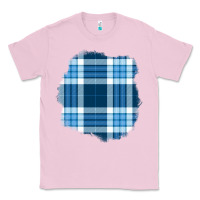 Bubblegum Pink Winter Tartan Patch Classic Tee - BundleAndBundleShop