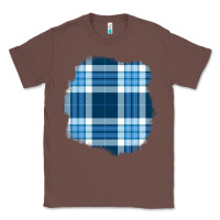 Chestnut Winter Tartan Patch Classic Tee - BundleAndBundleShop