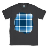 Smoke Winter Tartan Patch Classic Tee - BundleAndBundleShop
