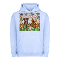Pigment Grape Ice Easter Dog Urban Hoodie - CowhideDigitalArt