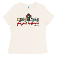 Bone christmas for god so loved john 3 16 Ladies Tee - Jasminsmagicworld