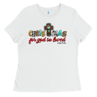 White christmas for god so loved john 3 16 Ladies Tee - Jasminsmagicworld