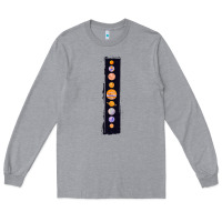 Heather Grey Planets Colour Long Sleeve Tee - Bettercallsaul